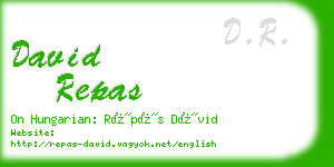 david repas business card